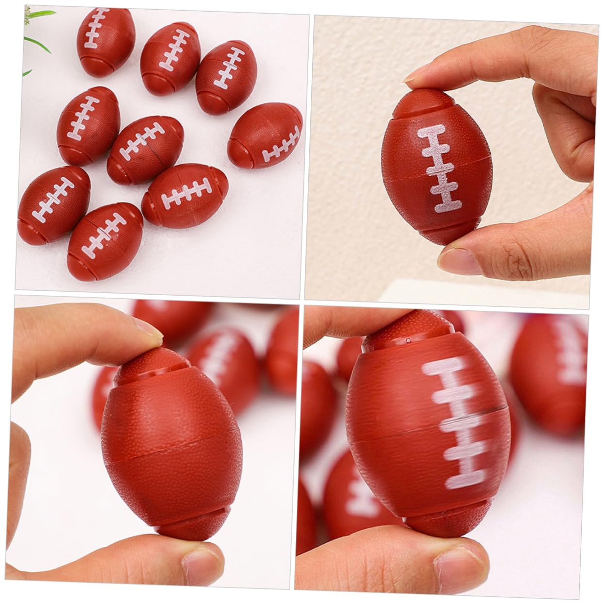 NAMOARLY Rugby Handheld Relief for Goodie Bag Stuffers and Classroom Prizes Fun Balls for Play and Therapy