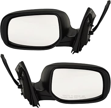 JC Whitney Driver & Passenger Side Power Non-Heated Mirrors for Toyota Corolla 2009-2013 Paintable Japan or North America Built Vehicle