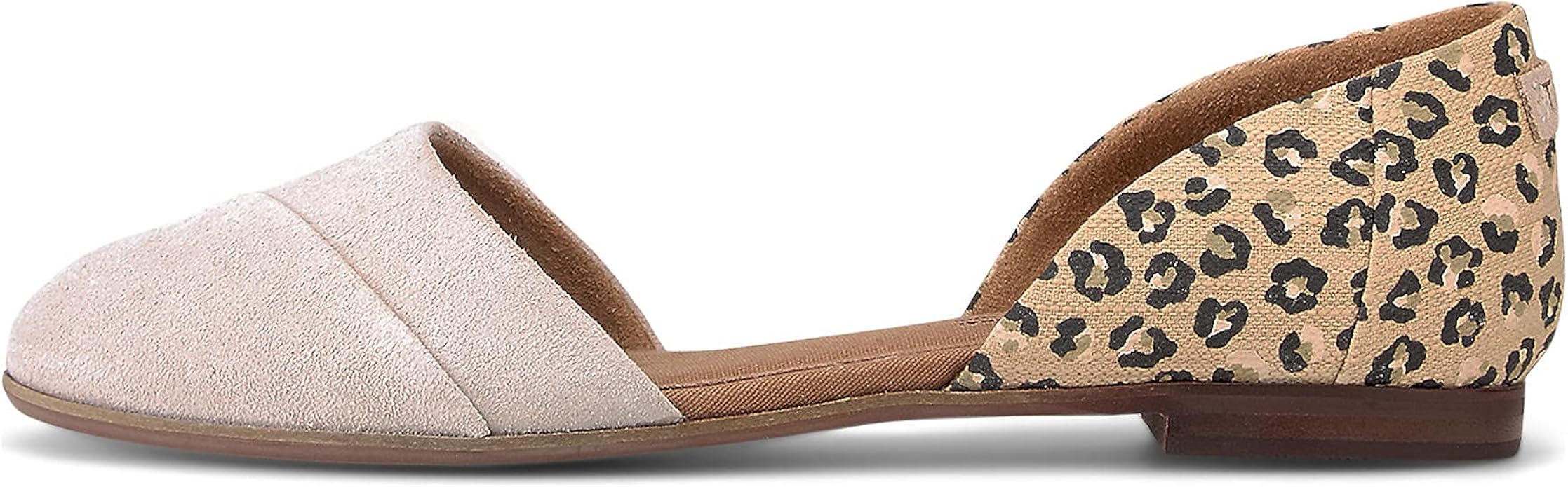 toms jutti suede flat leopard