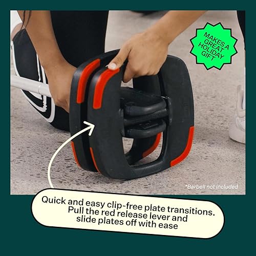 Miniatura 9 de Les Mills Dual Purpose Ergonomic Exercise Weight Plates for Total Body Workouts