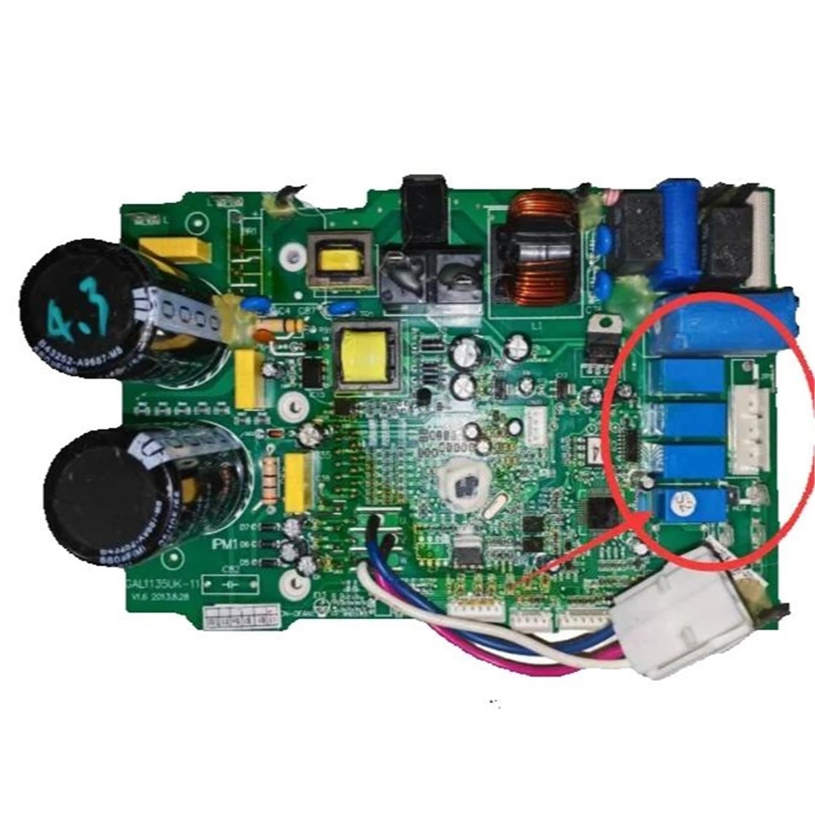 Kvkitklw 4 Relays Air Conditioner Gal1135uk-11R-P0019 Motherboard Computer Board(4 Relays)