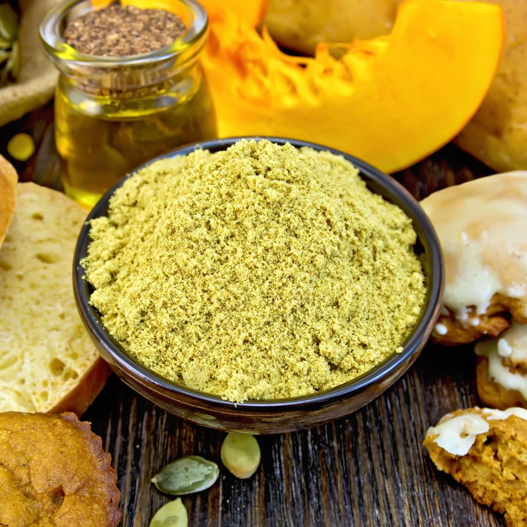 Semillas de Calabaza en Polvo 500g, Harina sin Gluten
