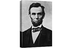 Abraham Lincoln in the Kitchen Wall Art | Iconic Historical Canvas Print