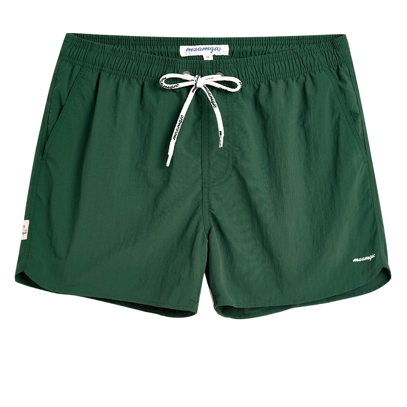 maamgic Mens Swim Trunks 5" with Mesh Lining Quick Dry Bathing Suits for Men Swim Shorts Swimwear