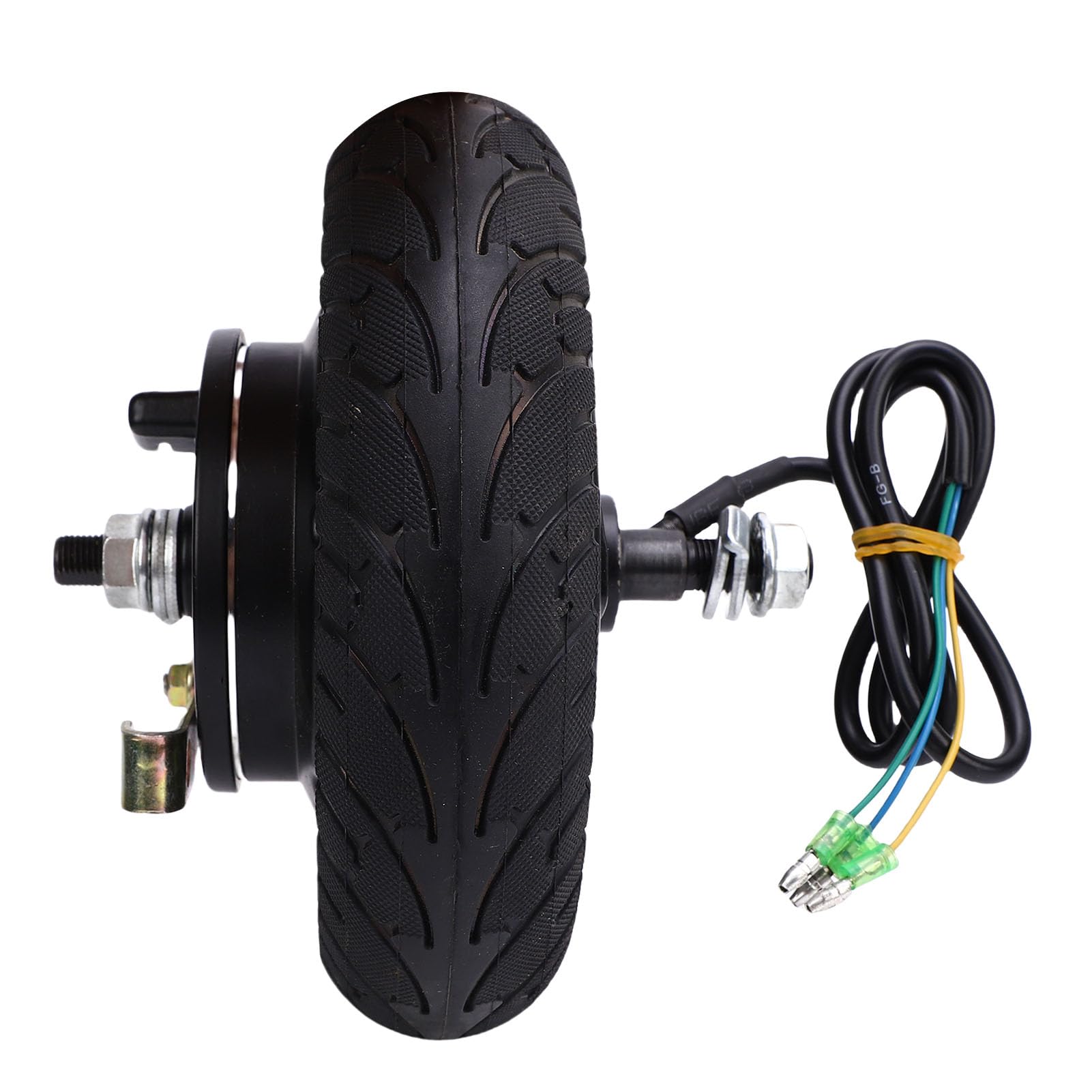 Roue de Moteur de Moyeu de Trottinette Électrique pour KUGOO M2, 36V 350W Moteur de Roue Avant de Scooter Électrique de 10 Pouces Silencieux