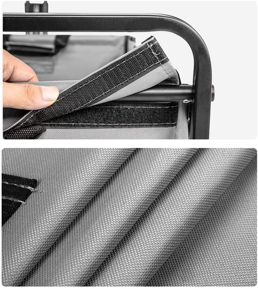 Outdoor Folding Utility Wagon Garden Cart with Roof Heavy Duty Handcart Collapsible Portable Festival Camping Transport Cart Bearing 100 / 220lbs (Color : Style 2)