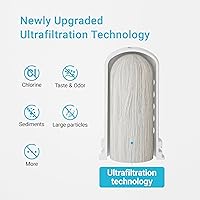 Vista 2 de AQUA CREST Filtro de agua compatible con sistemas de dispensador y jarra Lifestraw® Home, repuesto para filtro de agua Lifestraw®, reduce el cloro