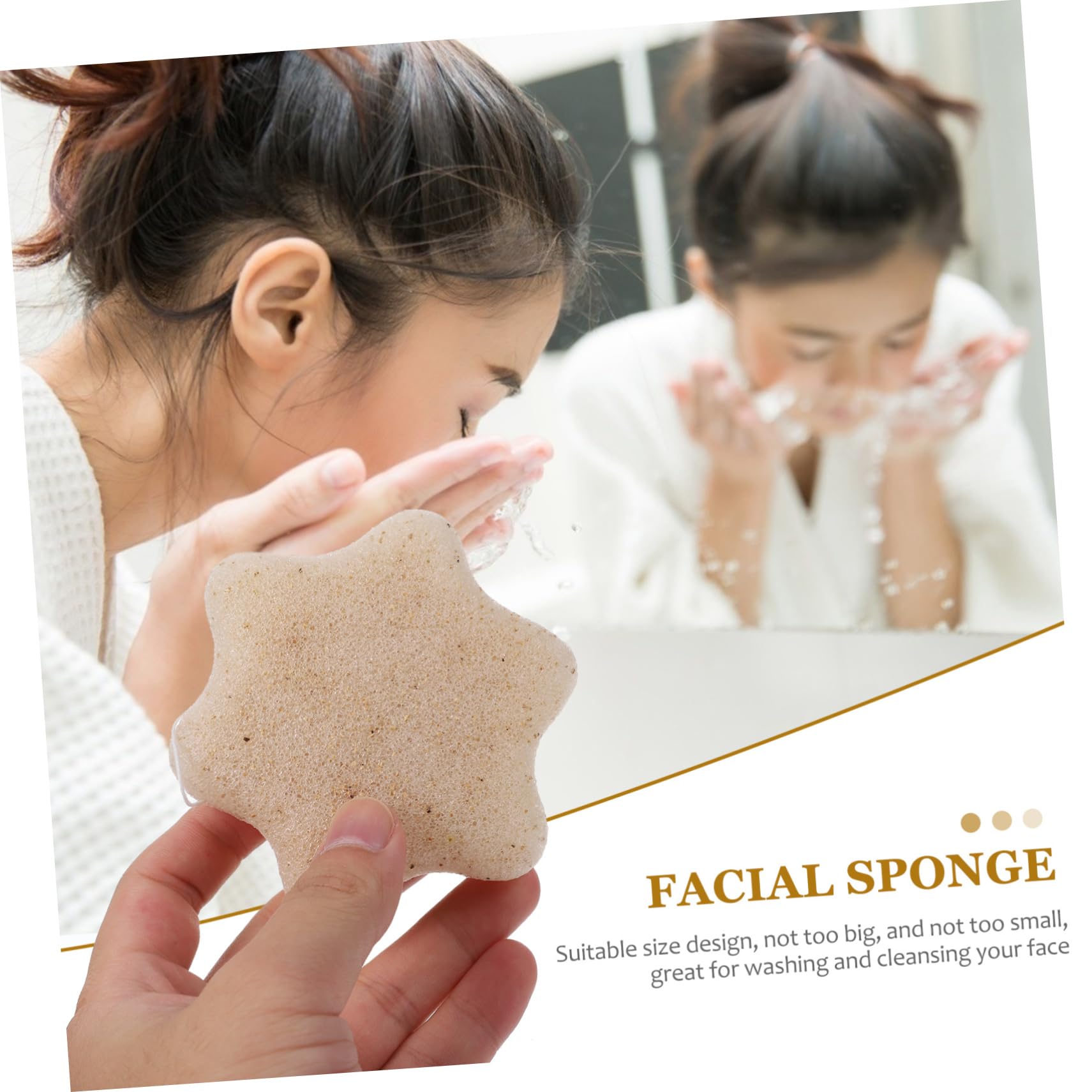 POPETPOP 9 Piezas Lavado De Cara De Esponja Esponjas Maquillaje Cara Esponja De Maquillaje Leche Limpiadora Limpieza