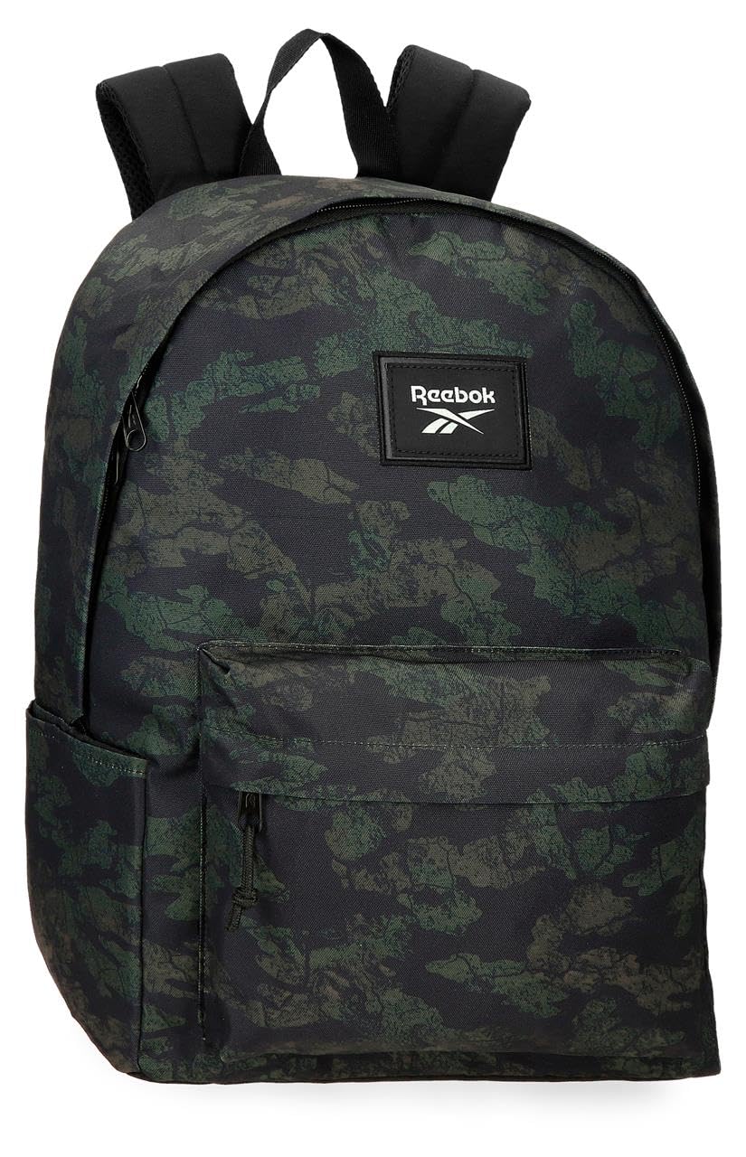 Reebok Brooklyn Backpack for 15.6-Inch Laptop, Green, 31.5 x 45 x 15 cm, 21.26 L, Polyester by Joumma Bags