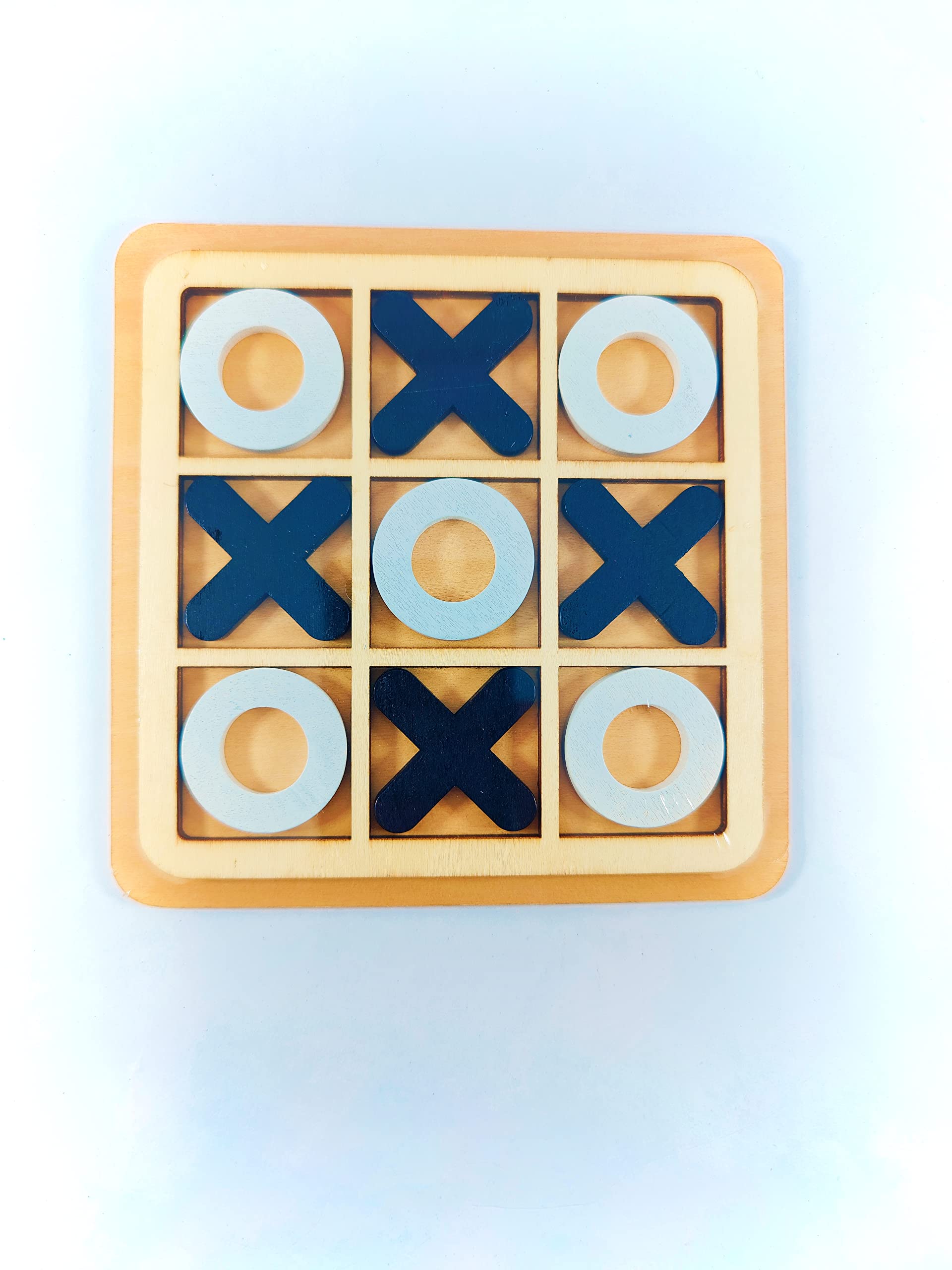 Wooden Zero & Cross Board Game for Kids [Size = 6 * 6 INCHES ] in Indoor Games | Also Available in Beautiful Colors | [Forever Worthy Wooden handicrafts] (B0C5S28BT1) Amazon Price History, Amazon Price Tracker