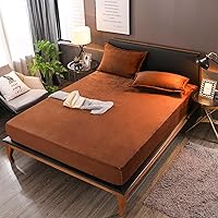 Vista 58 de Flannel Fitted Sheet Twin Size,Velvet Fitted Sheet Plush Shaggy Ultra Soft Fuzzy Sheet with 15''Deep Pocket,Dark Gray,1 Pack(Not Include Pillowcases)