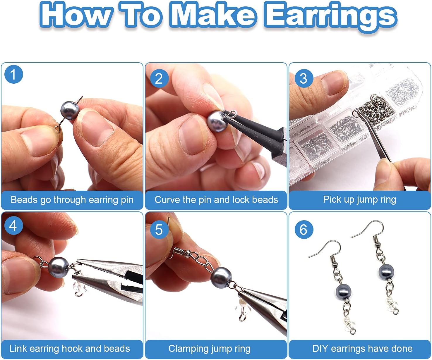Mluchee Jewelry Wire Wrapping Jewelry Making Supplies Tools Kit - Including Findings Tools, Wire Wrapping Kit, Jewelry Pliers for Repair, Wire Wrap and Beading