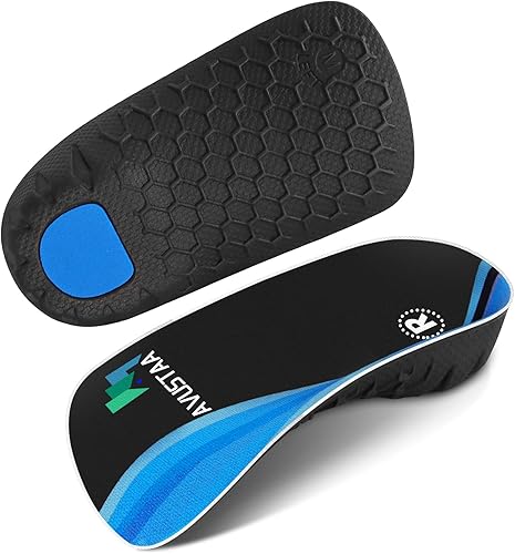 Miniatura 7 de Plantillas de soporte de arco alto, inserciones ortopédicas 34 para pies planos, alivio de la fascitis plantar, plantillas de zapatos para hombres y