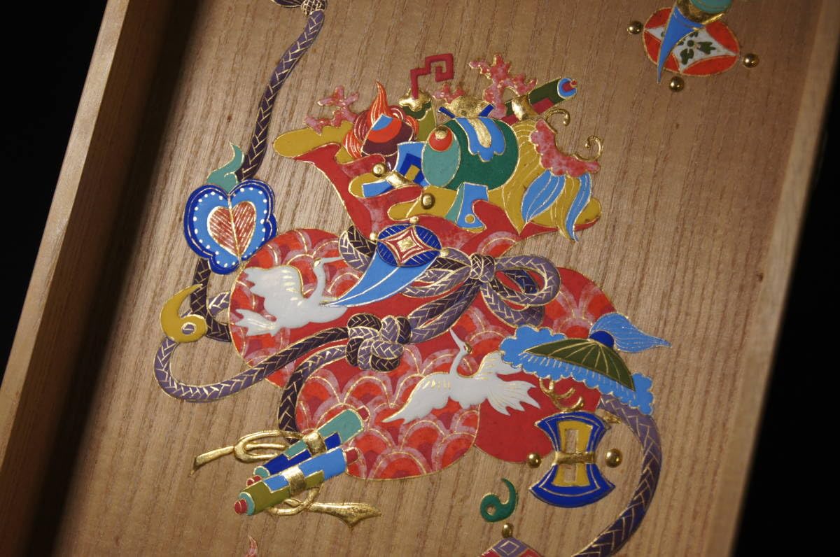 伊東久重作 高盛金彩絵飾筥 伊東久重作 高盛金彩絵飾筥 - メルカリ