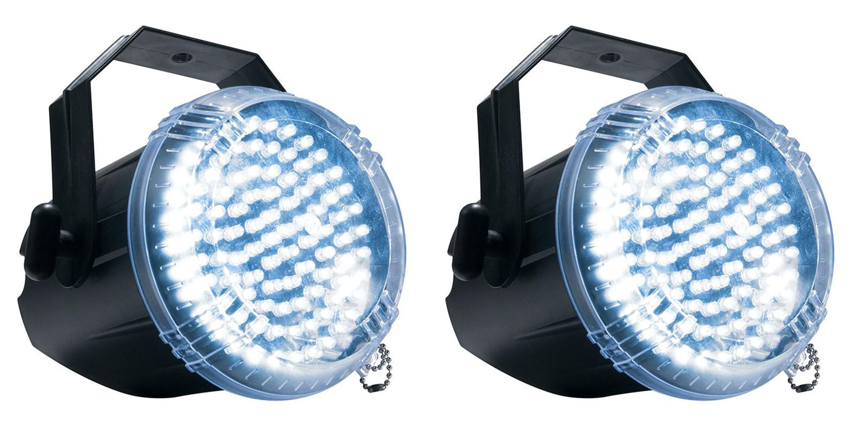 Audiosavings Bundle: Eliminator Lighting ADJ Big Shot LED EP White LED Strobe Light (2 Items)