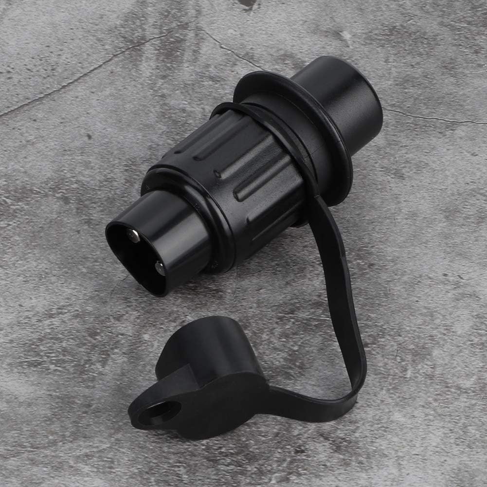 3 Pin Trailer Socket Connectors,3 Prong 12V Plug Tractor,3 Pin Tractor Plug Power For Connector Ag Trailer,3 Pin Tractor Plug,Black Plastic 3 Pin Trailer Plug Wiring Connector Adapter For Trailer