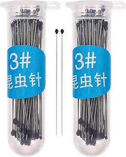 Stainless Steel Specimen Pin Collection Needles Entomology Pin Pins for Lab Entomology and Butterfly Collections Sizes 1 2 3, Each Size 200 Pcs ）