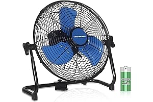 12 Inch 15000mAh Rechargeable Fan: 3-in-1 Cooling Solution for Every Occasion