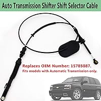 Vista 2 de LIYYOO 15785087 Cables de cambio de transmisión de repuesto automotriz, cable de palanca de control de transmisión automática, compatible con GM