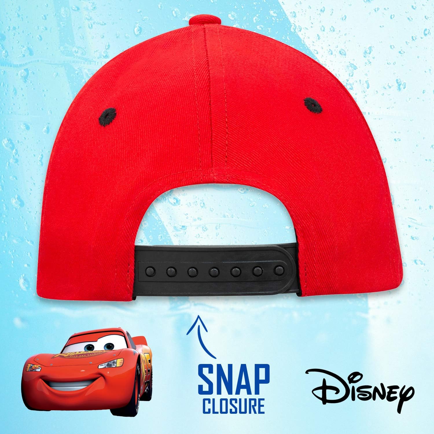 Disney Toddler Boys Rust eze Lightning McQueen Cars Baseball Cap - Age 4-7