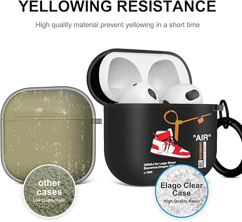 Miniatura 7 de Funda para Airpods de 3 generación, zapatos deportivos de aire con cordón, funda protectora de TPU suave resistente para Apple Airpod 3 para mujeres