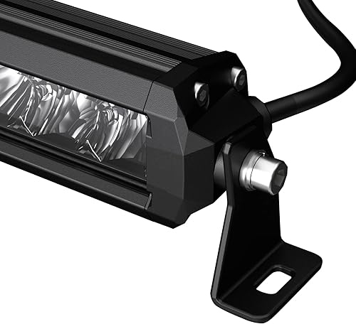 Miniatura 10 de Black Horse - Cepillo de rejilla resistente y modular negro con luz LED de una sola fila, compatible con Nissan Frontier-RU-NIFR22-B-K2 2022-2024