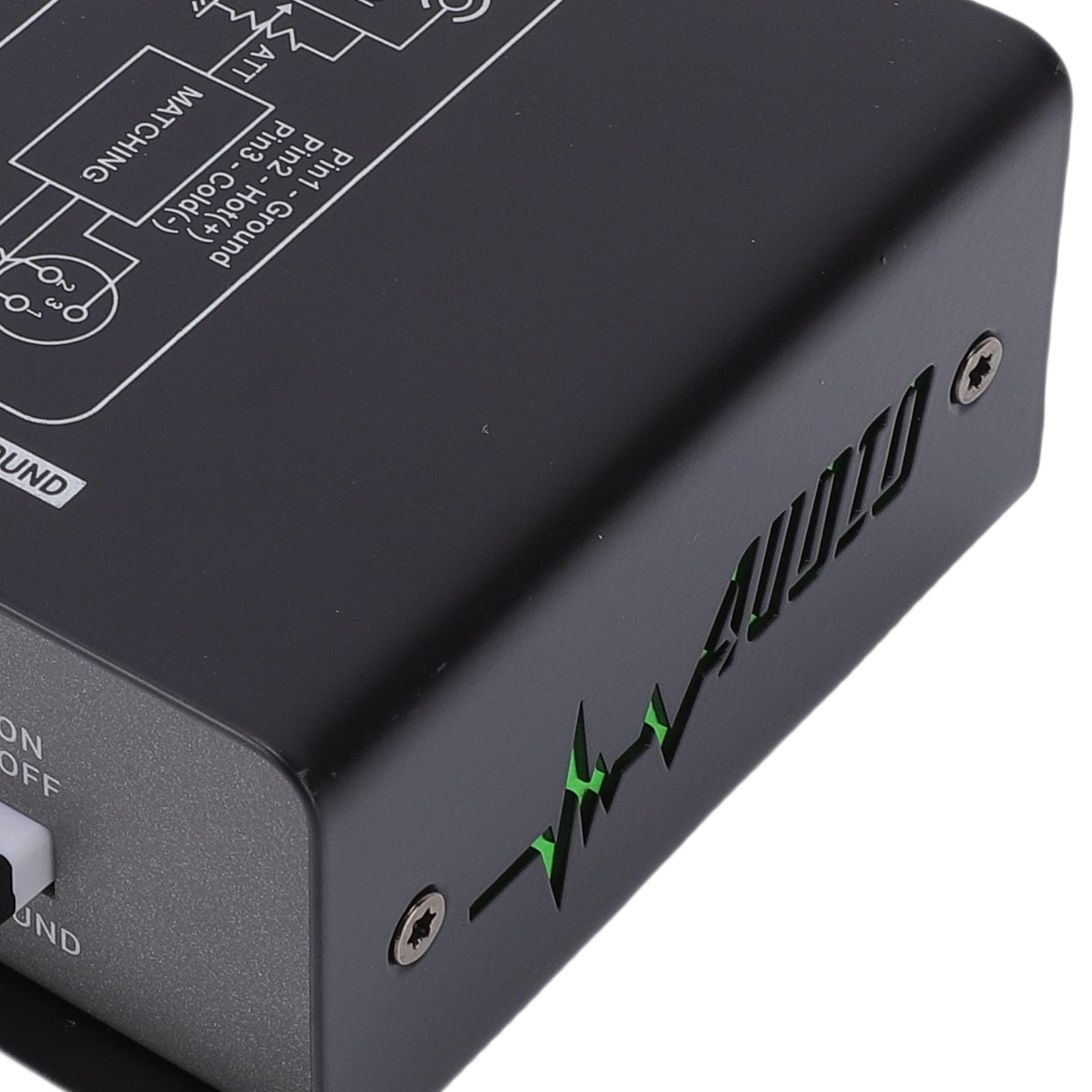 Annadue Isolatore del Rumore del Loop di Massa, Eliminatore del Ronzio, Filtro Antirumore a Doppio Canale con Regolazione del Guadagno a 3 Livelli, con Connettore XLR