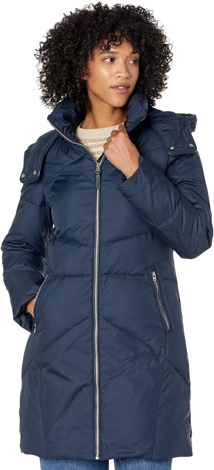 Cole Haan Women's Hooded Essential Down Coat