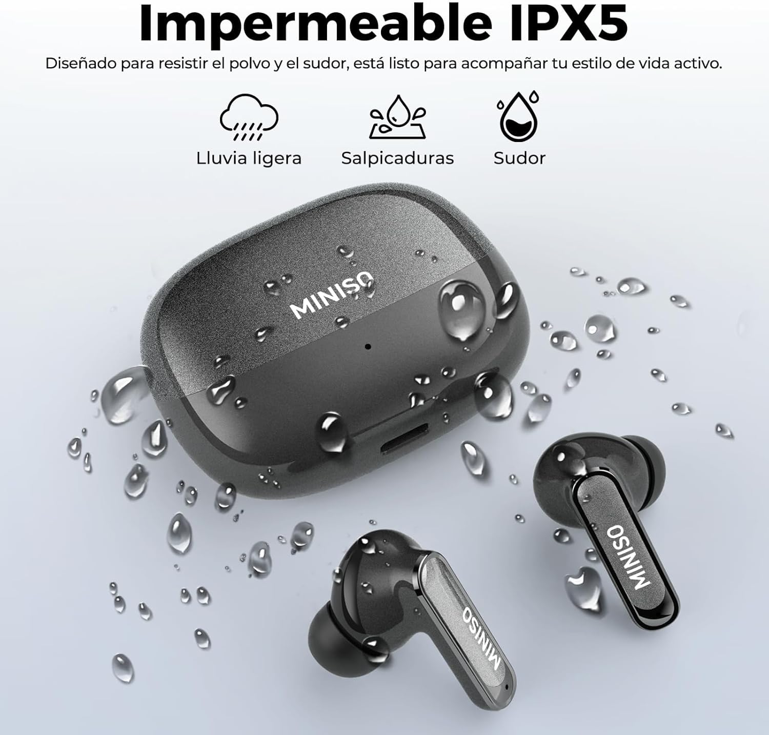 MS106 Auriculares Traductor en Tiempo Real AI Bluetooth 6.0, Auriculares Traductores Simultáneos IA con 150 Idiomas y 9 Modos, 60h de Autonomía, IPX5 Impermeable para Viajes, Negocios y Aprendizaje