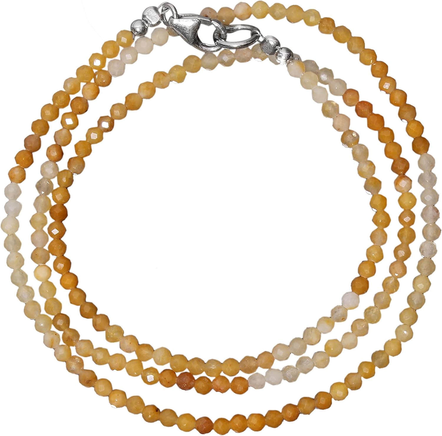 Minimalist Beaded Choker Necklace, Beach Necklace, Women's Simple Necklace, Beads Necklace For Her & Him, 16 Inches Long Micro Beads Necklace Jewelry, Gift For Mom Grandma Daughter by A&M Gems