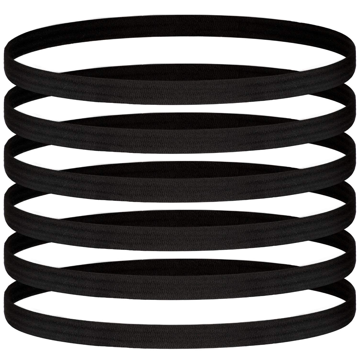 INHEAVEN Girl 6 Pieces Thin Sports Elastic Headbands Black Skinny Athletic Hair Bands No Crease Soft Hair Bands Headbands. (B0CQPL3G87) Amazon Price History, Amazon Price Tracker