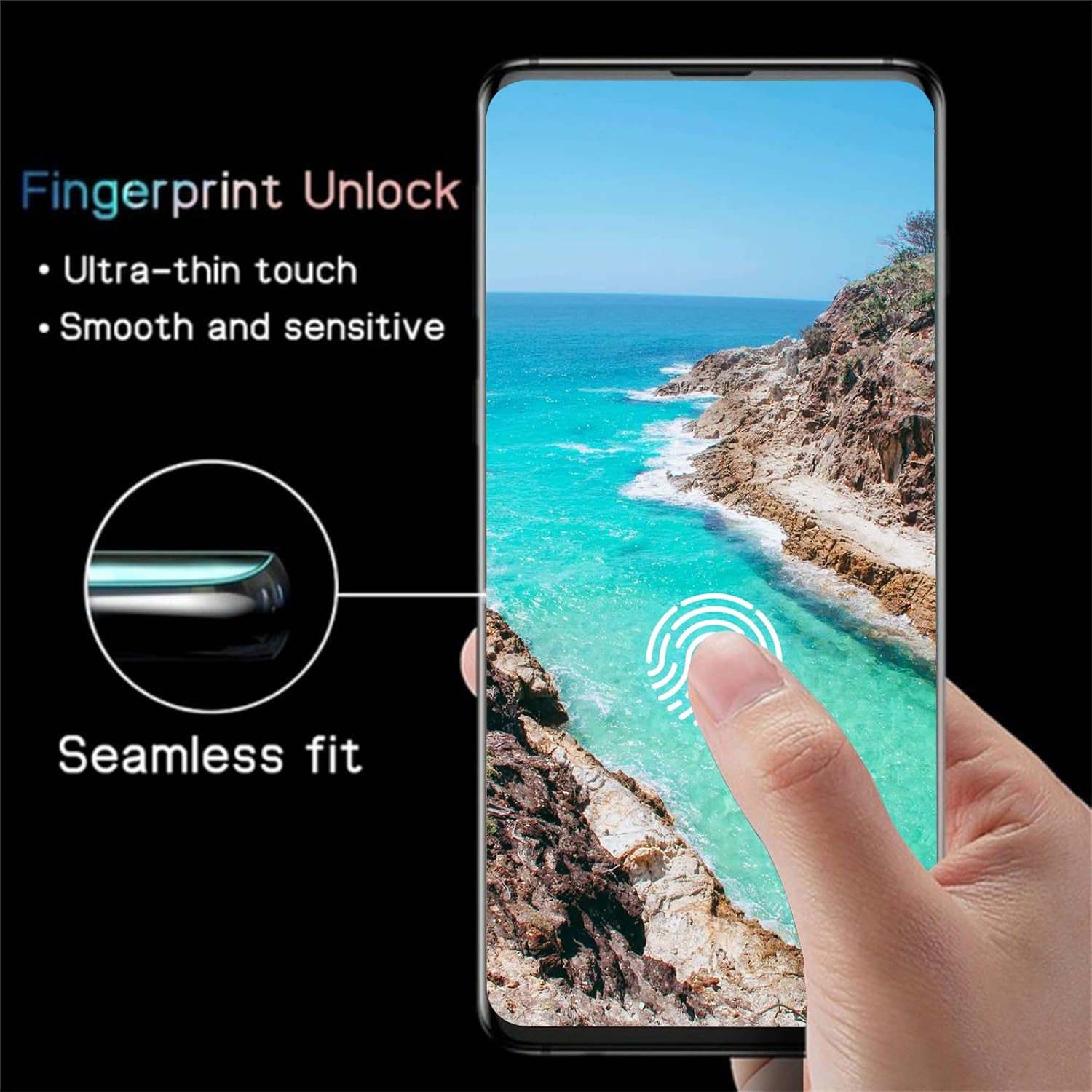 Cheap [2+2 Pack] Galaxy S10 Screen Protector, 9H Tempered Glass Include a Camera Lens Protector,Ultrasonic Fingerprint Compatible,HD Clear,3D Curved for Samsung S10 Glass Screen Protector