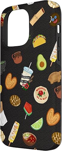 Miniatura 2 de Funda para iPhone 14 Pro Max Black Antojitos Mexican Food Latino Tacos Pan Dulce