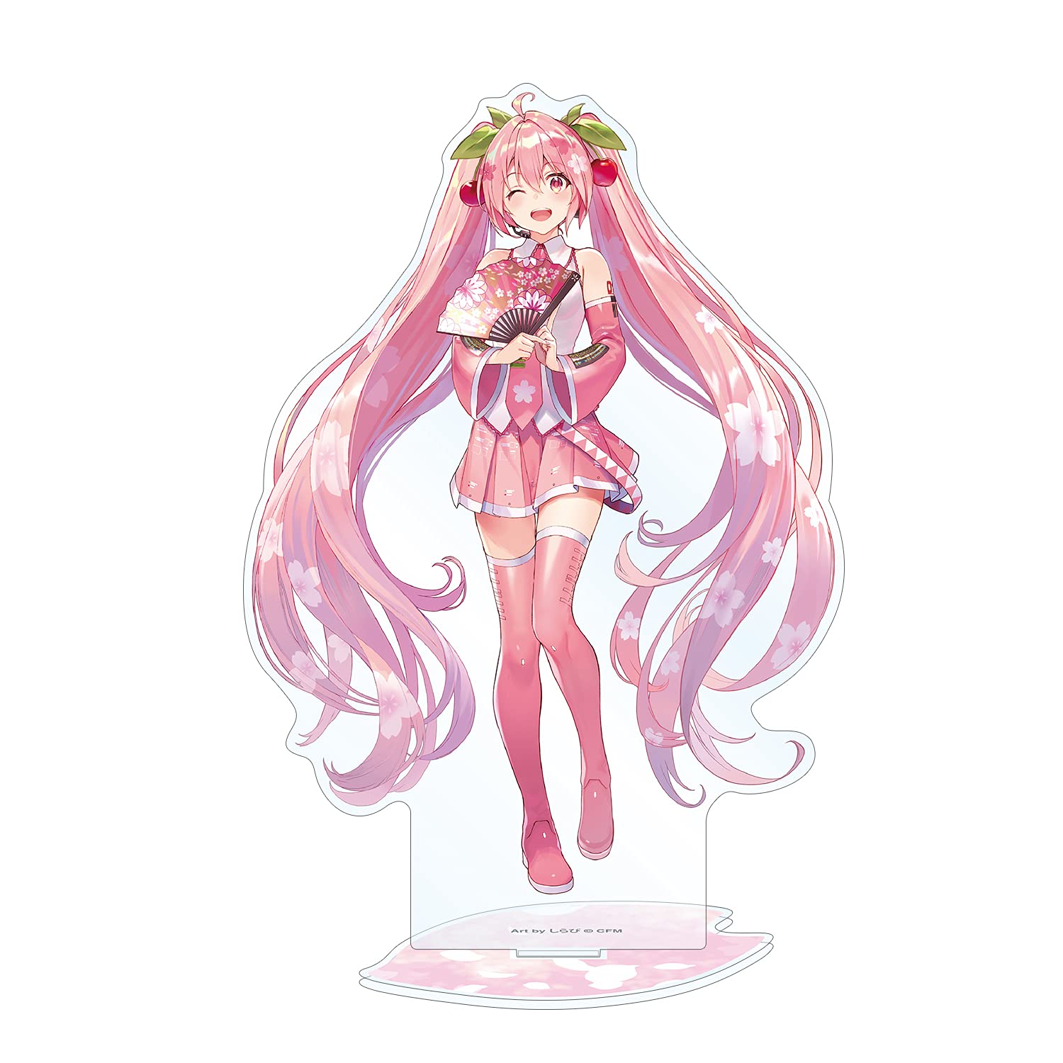 【激レア】BIGアクリルスタンド 初音ミク さくらしおり ミルキー 不二家 激レア】BIGアクリルスタンド 初音ミク さくらしおり ミルキー