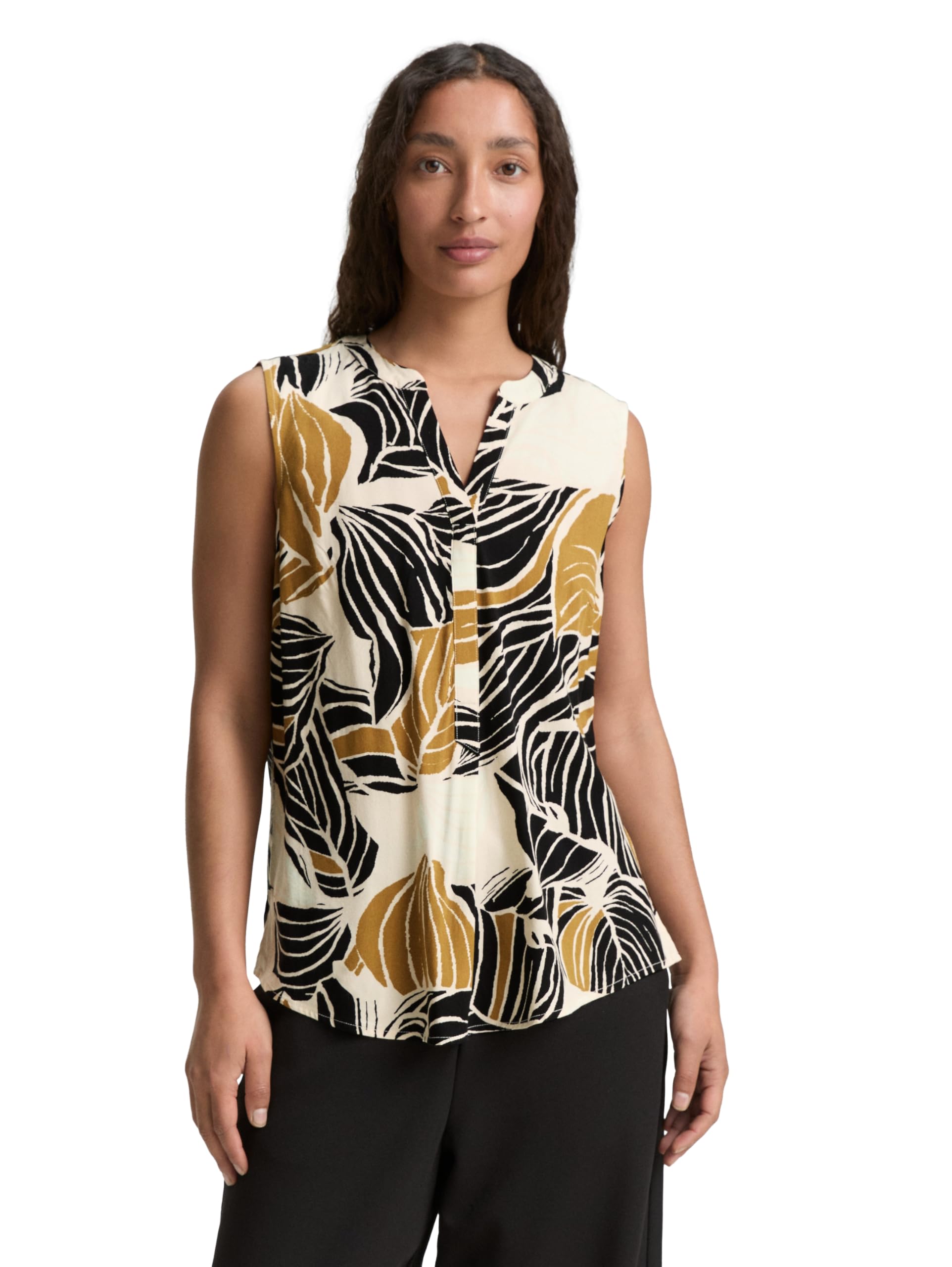 Tom Tailor Damen Blusentop mit Muster