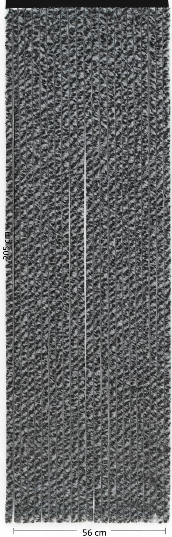 BERGER Flauschvorhang Türvorhang 205x56 cm Chenille
