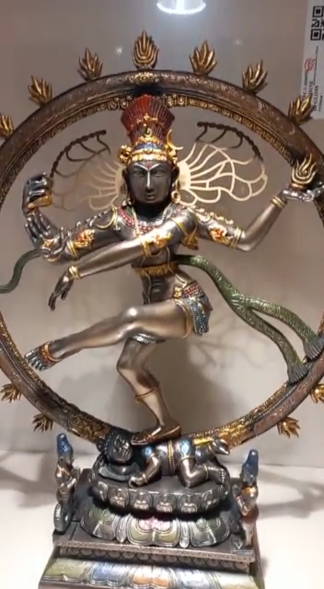 Statue de Shiva Nataraja dansant en laiton - Idole de Shiva Natraj 30