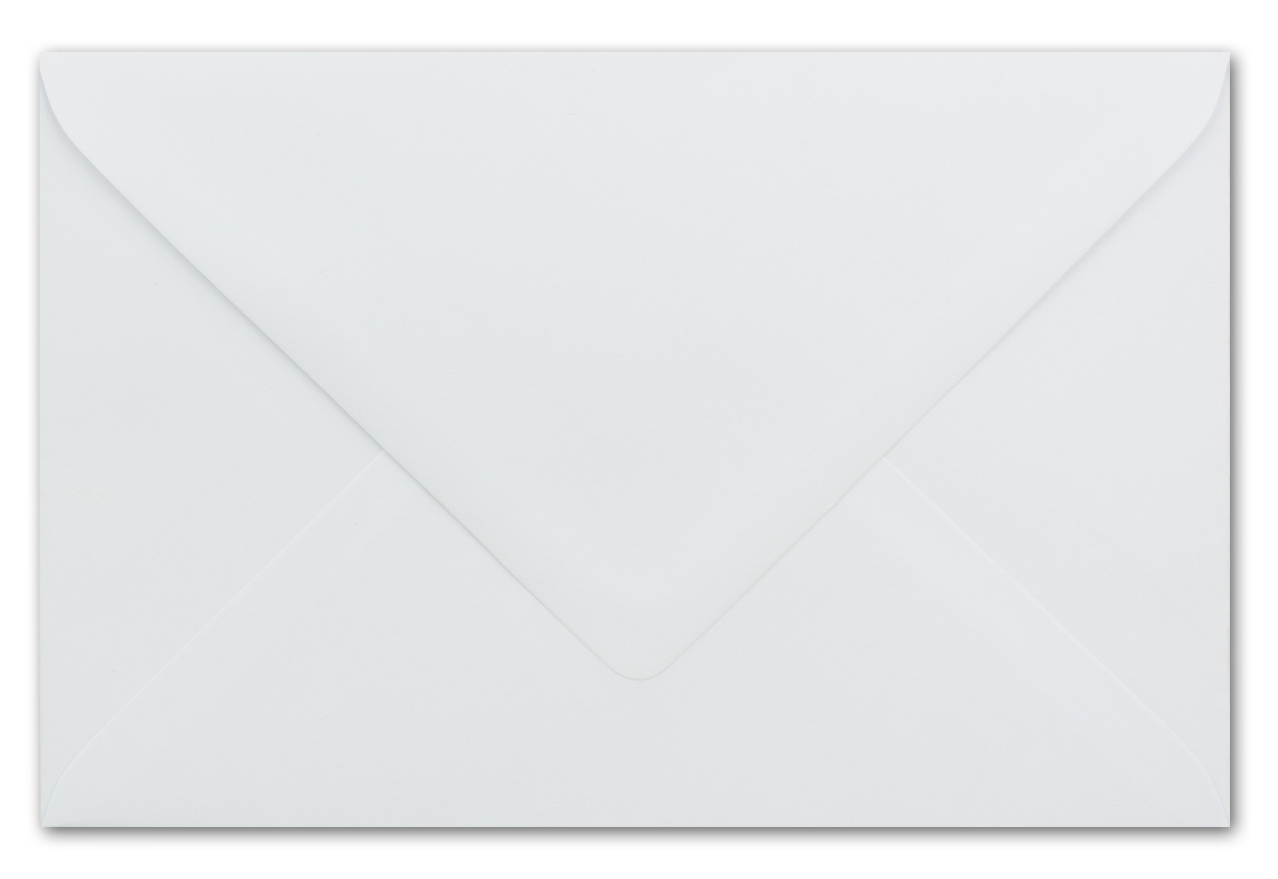 Enveloppen In Wit 50 Stuks Formaat: 120 X 180 Mm DIN B6 Nat Lijmen Met Grijze Zijden Voering 100 G M2 Zonder Venster Premiumkwaliteit Gustav Neuser 3444381914