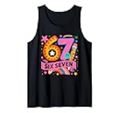 67 Days School 67 Six Seven Funny 67 Teachers Students Meme Tank Top