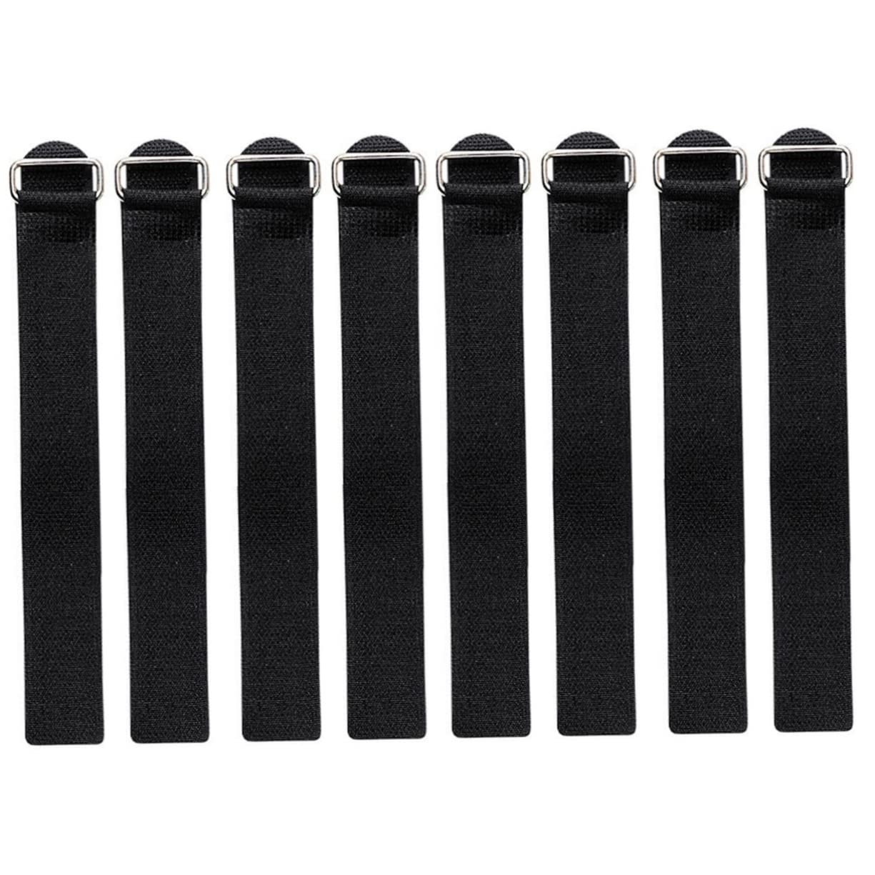 TOGEVAL 8pcs - Shoe Cover Strap for Crampons Spikes Lightweight Elastic Traction Straps for Men Women and Boys and Girls for Hiking Walking and Activities