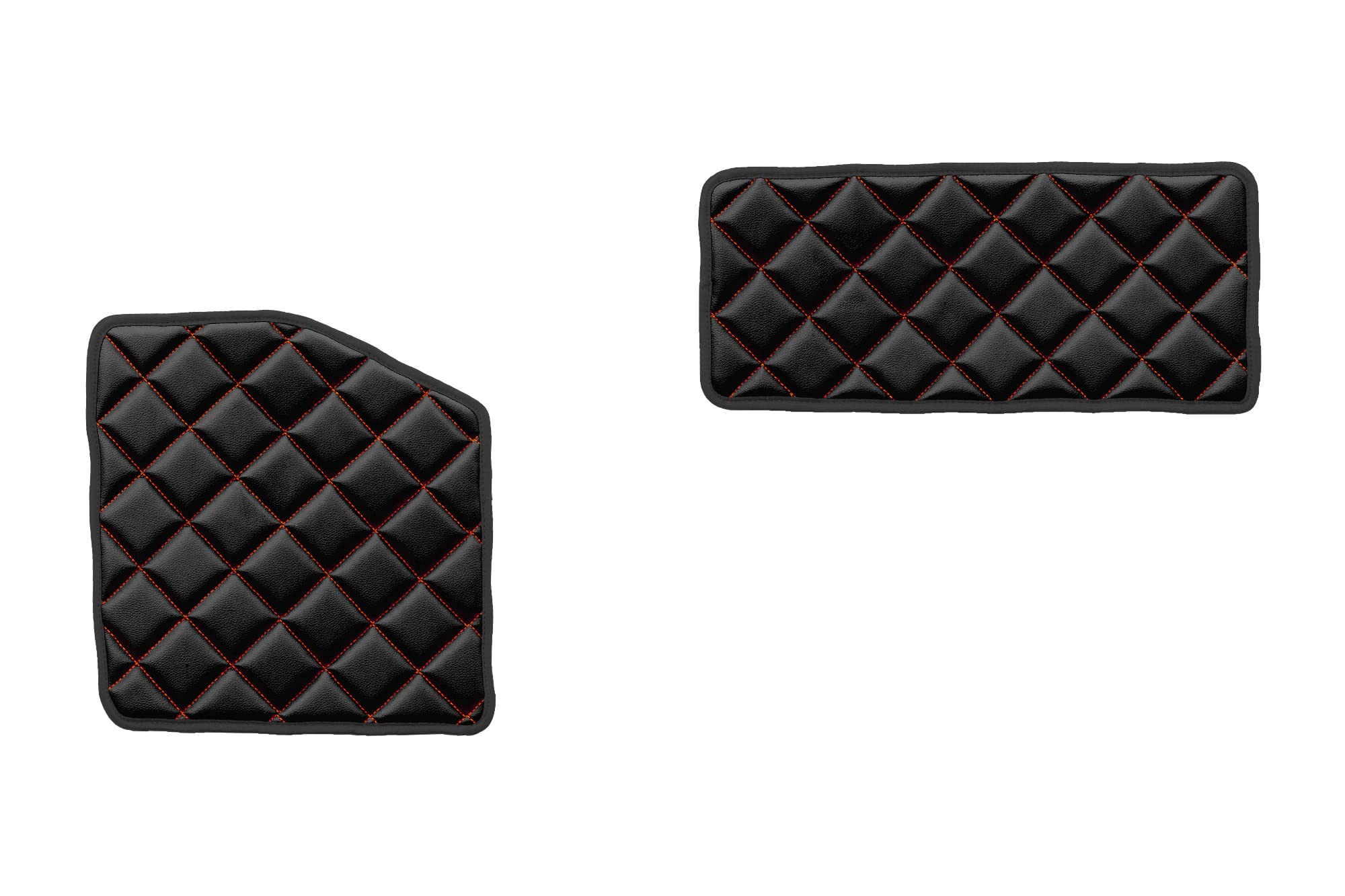 F-CORE Coperture per cabine Camion Compatibile per Scania R 01.05-12.10 2 Spazio di archiviazione Nero/Rosso
