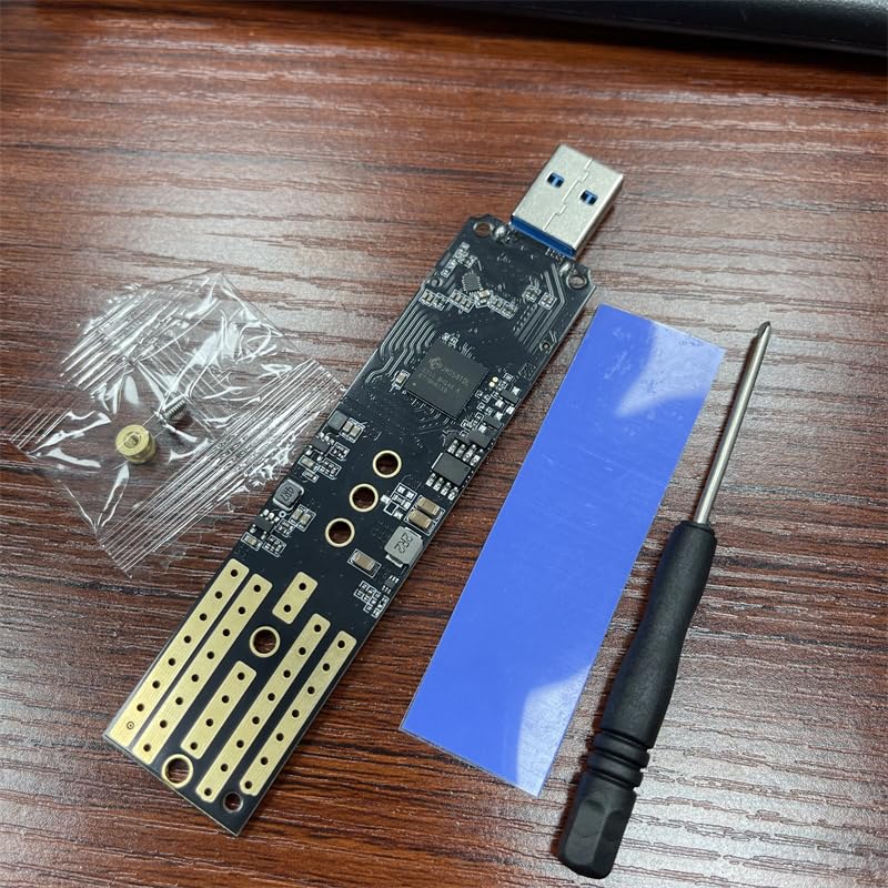 Caja externa portátil para NVME y SATA con USB 3.1 miniatura 4