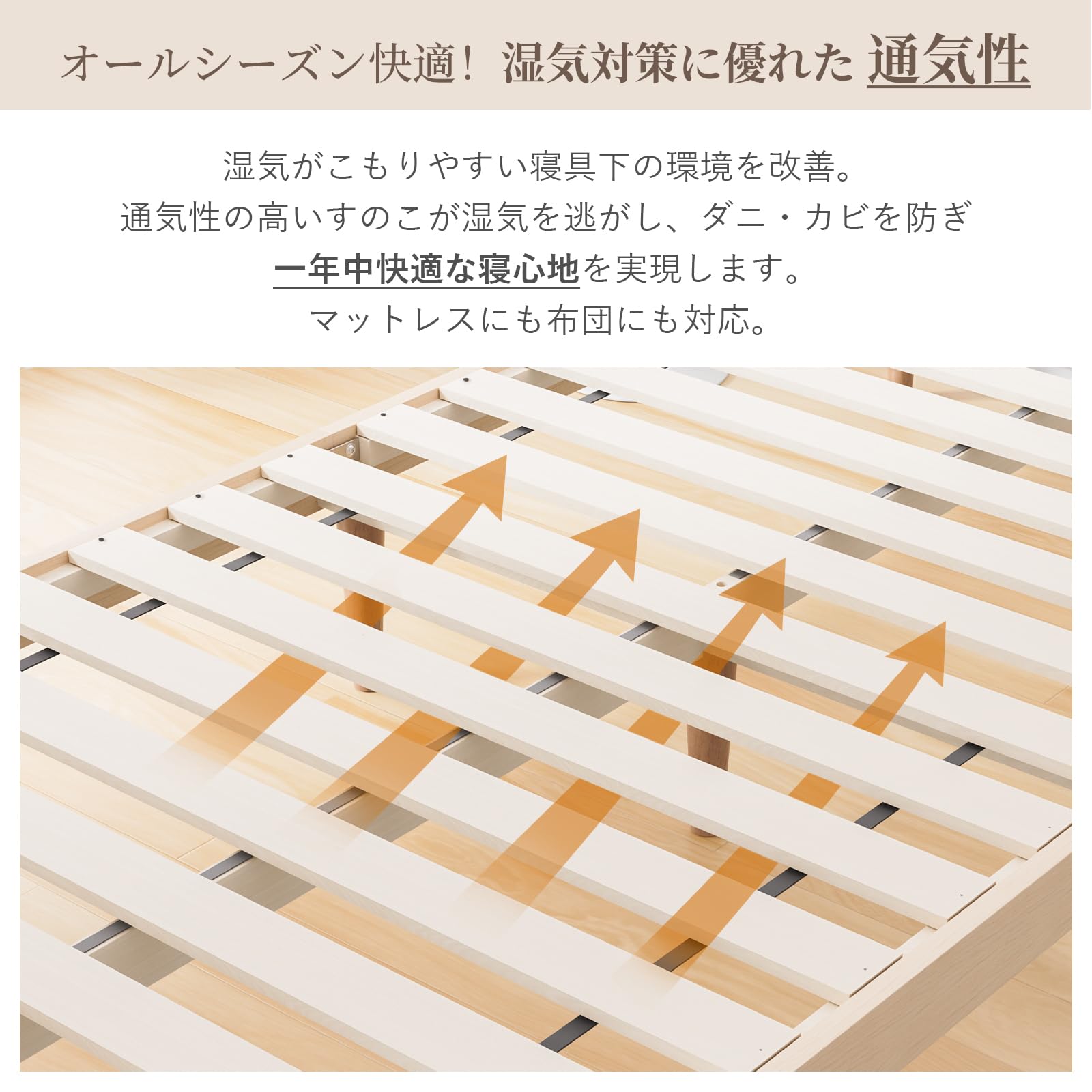 Amazon｜FRSTONE ベッド 宮付き ベッドフレーム 2口コンセント すのこ