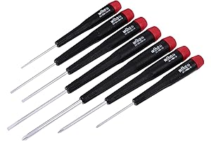 Wiha 26197 7 Piece Precision Slotted and Phillips Screwdriver Set