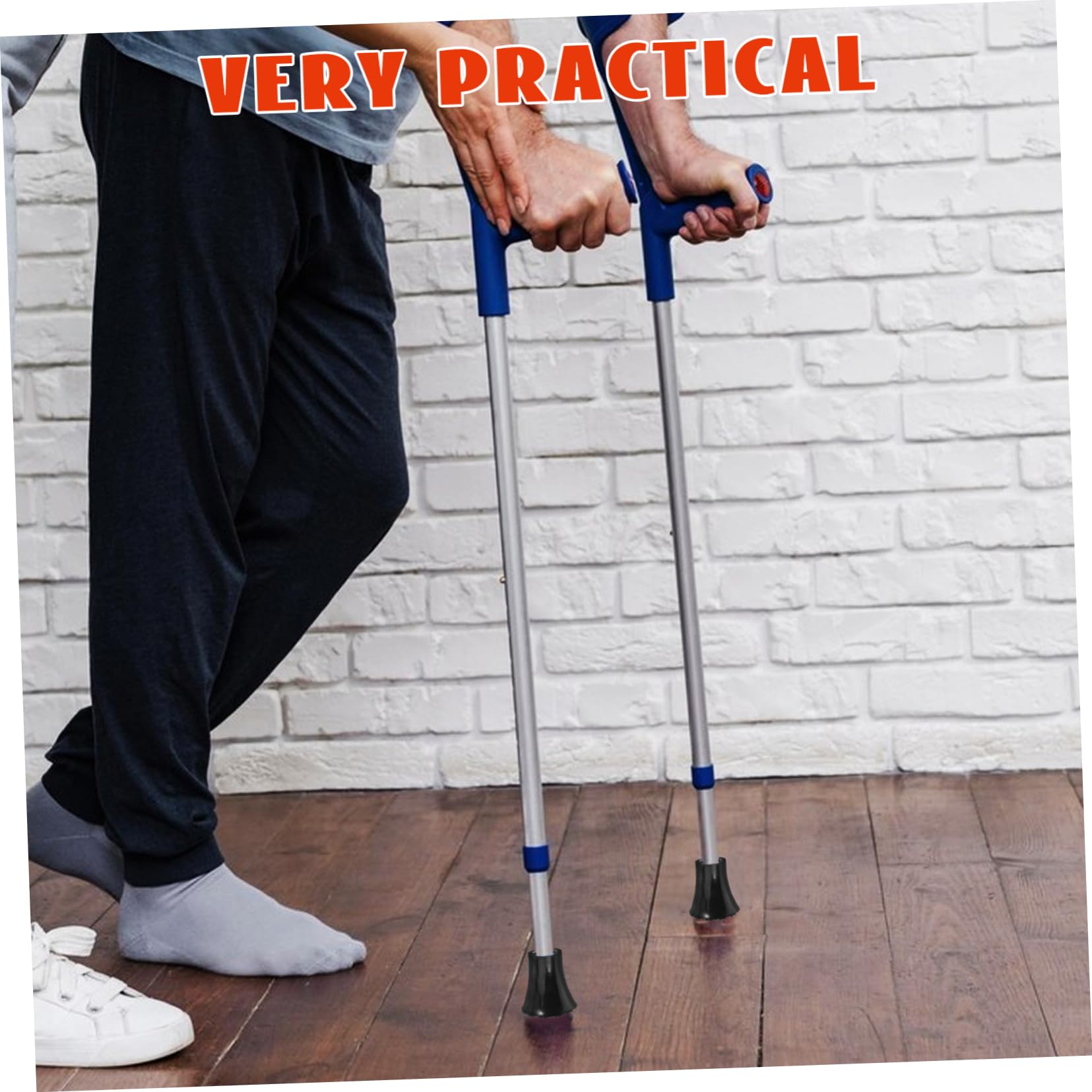 minkissy 20 Stk Krückenpolster Krücken Ersatzteile Krücken Tipps Gehstockfußpolster Sicheres Gehen mit Gehstock Trekking Zubehör Kunststoffspitzen für Krücken rutschfeste Stockspitzen PVC