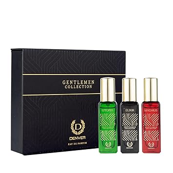 DENVER Gentlemen Collection EDP Perfume Gift Pack For Men (20 ml x 3) - 60 ml (For Men)