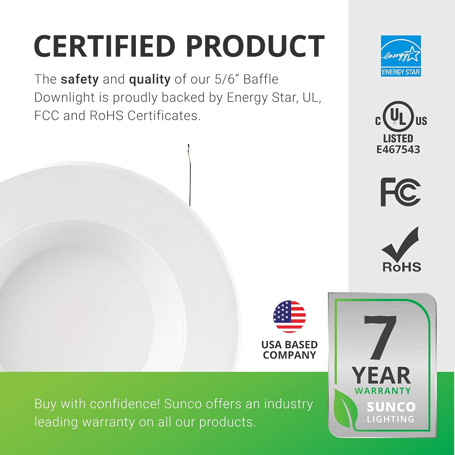 Uр Tо 60% оƒƒ Sunco Lighting 16 Pack 5/6 Inch LED Can Lights Retrofit Recessed Lighting, Baffle Trim, Dimmable, 2700K Soft White, 13W=75W, 965 LM, Damp Rated, Replacement Conversion Kit – UL Energy Star Listed 🛒 Crаzу Dеаlѕ Sunco Lighting 16 Pack 5/6 Inch LED Can Lights Retrofit Recessed Lighting, Baffle Trim, Dimmable, 2700K Soft White, 13W=75W, 965 LM, Damp Rated, Replacement Conversion Kit – UL Energy Star Listed