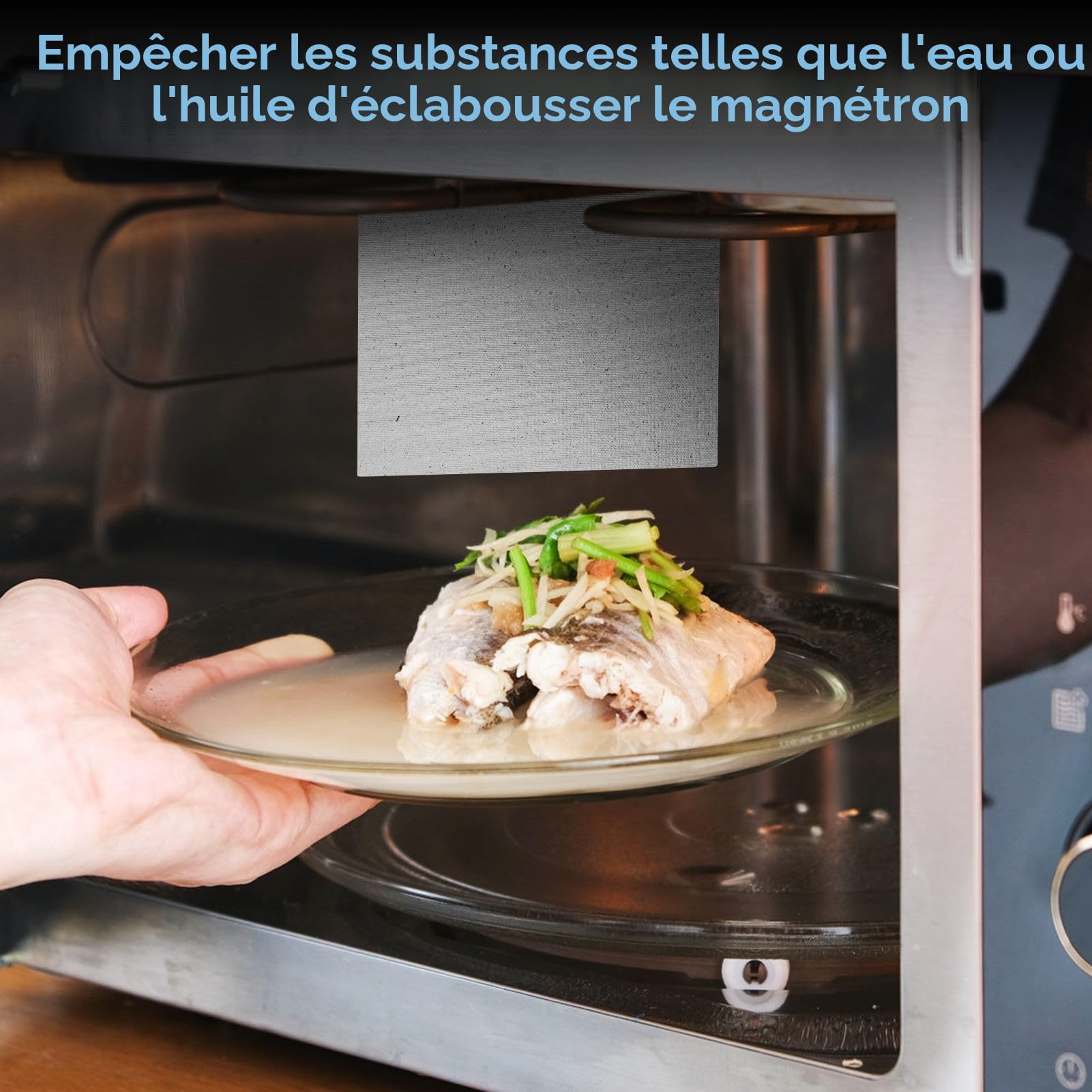 Plaque Mica pour Micro-Ondes 15x12cm Universelle Isolation Thermique Remplacement