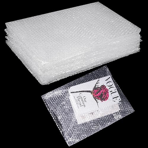 18 bolsas transparentes de burbujas, bolsas grandes de burbujas de 13 x 17 pulgadas, bolsas de doble pared con amortiguación de burbujas para