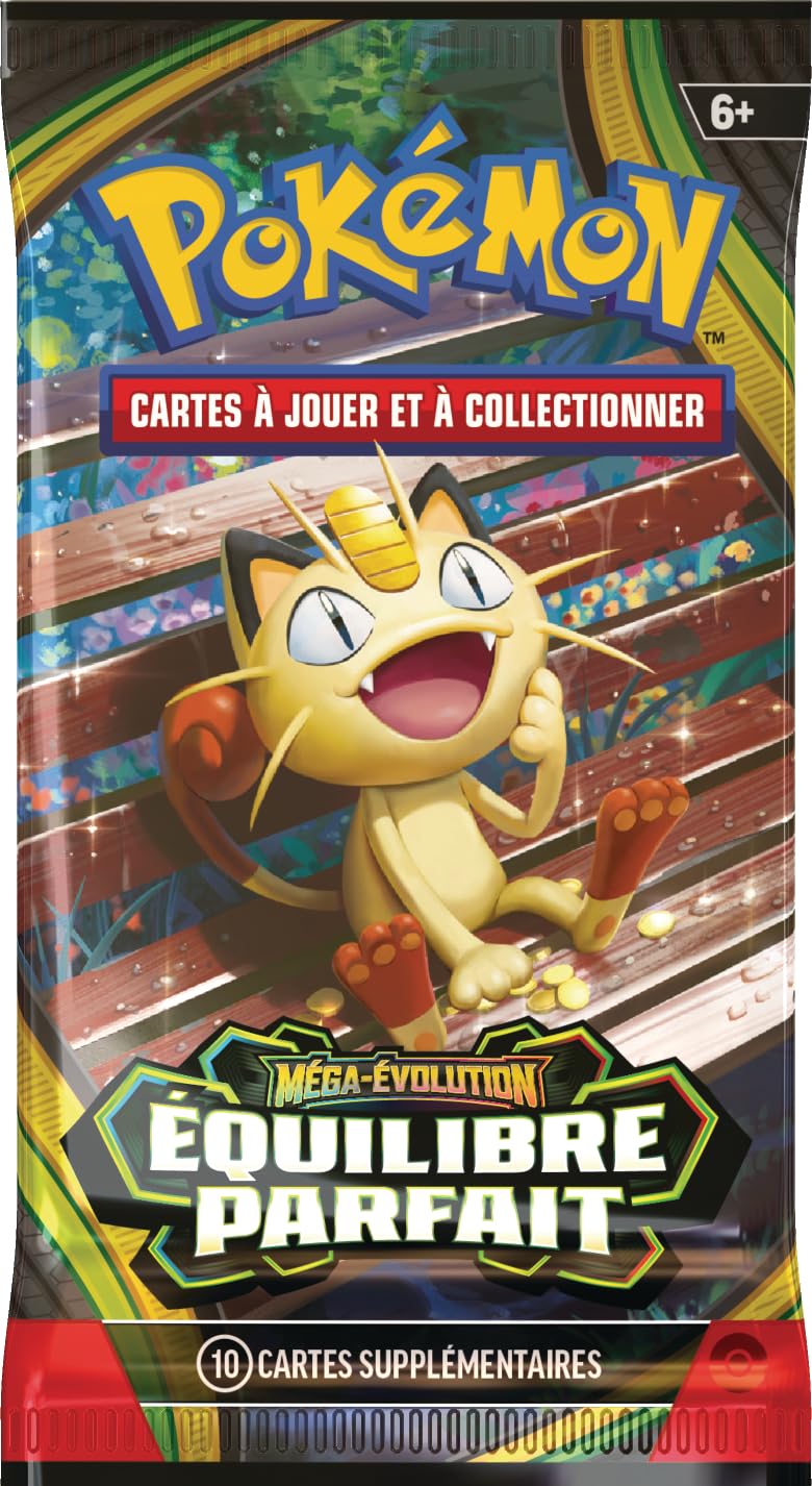 Pokémon : Lot de boosters Méga-Évolution – Équilibre Parfait (6 boosters) du JCC Pokémon